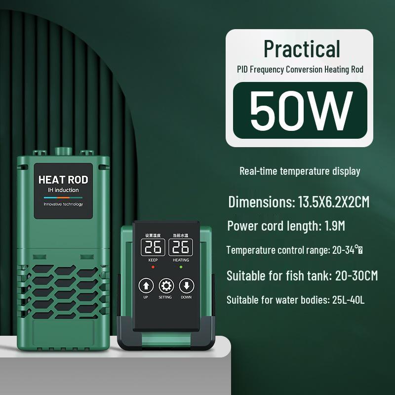 

SQG Aquarium PTC Energy-Saving Heat Rod: Explosion-Proof, Auto Temperature Control for Small Tanks