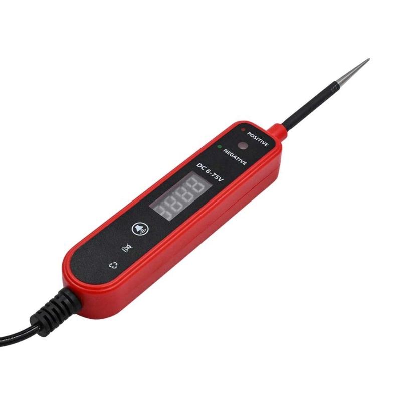 Automotive LED Polarity Indicator Circuits Tester 4 to 60VDC Voltage Detectors 3meter  Cable for Short Open Line Trackings