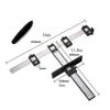 Punch Locator Tool,Adjustable drill Template Guide Tool, Drilling Holes for Installation of Doors Drawer Handles Knobs Pull