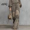Round Neck Top Women Boho Print 2 Piece Sets for Women Casual