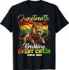 Seit 1865 jede Kette sprengen Frauen Männer Juneteenth Freiheits-T-Shirt
