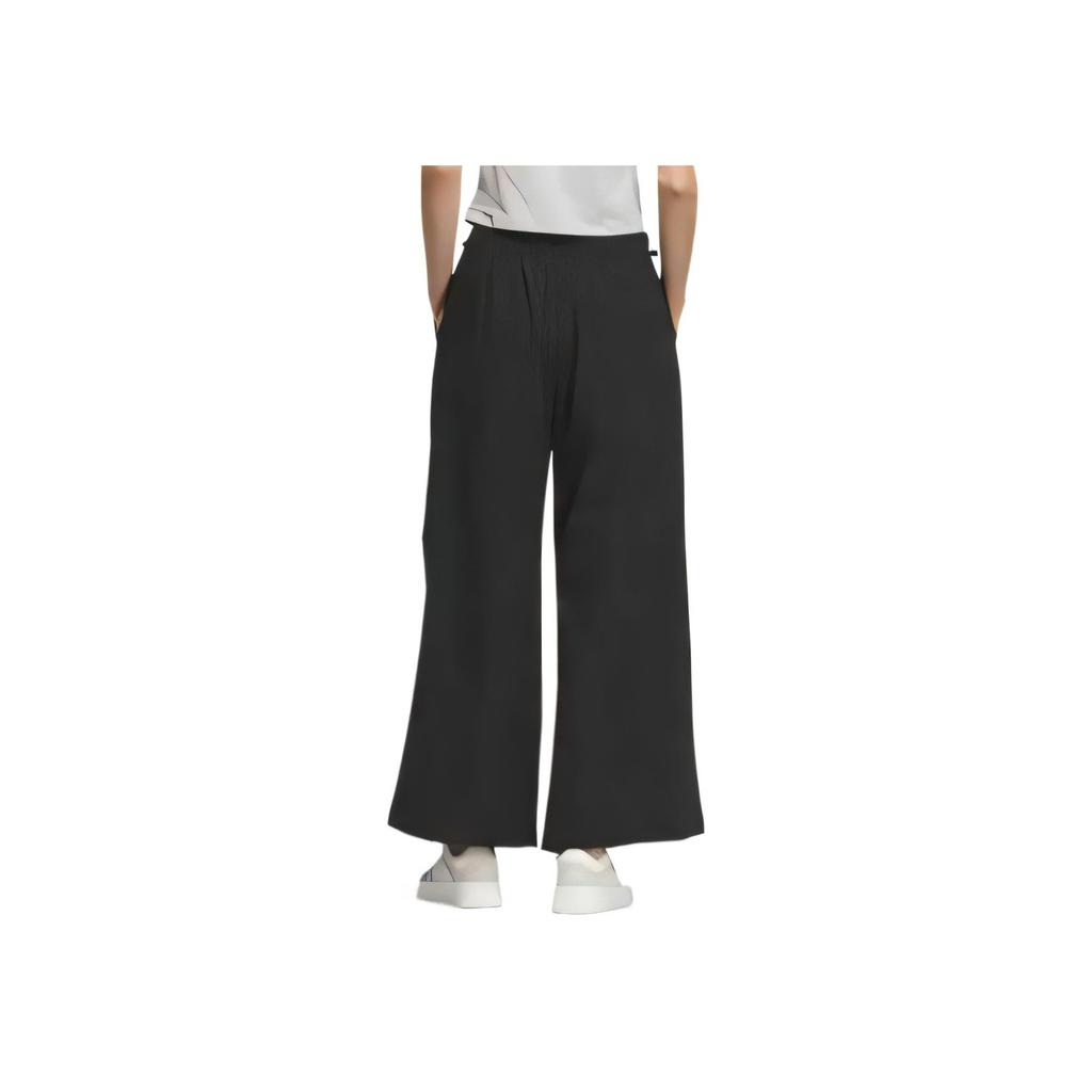 Adidas Comfortable Breathable Soft Skin-Friendly Casual Pants Women Bottoms Black JZ2171