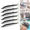 6Pcs Fish Shape Ballpoint Pen Novelty Writing Pen Christmas Stocking Fillers for Student Reward Birthday Party Favor