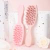 Silicone Shampoo Brush Scalp Massage Brush Hair Washing Comb Long Handle Head Massager Bath Exfoliating Body Scrubber