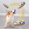 Yousheng Canvas Quietschie Hundespielzeug Pantoffel-förmiges Kauspielzeug für Welpen Kleine Hunde Bissfest Geräuscherzeugend Welpenspielzeug zur Zahnpflege Angstlinderung