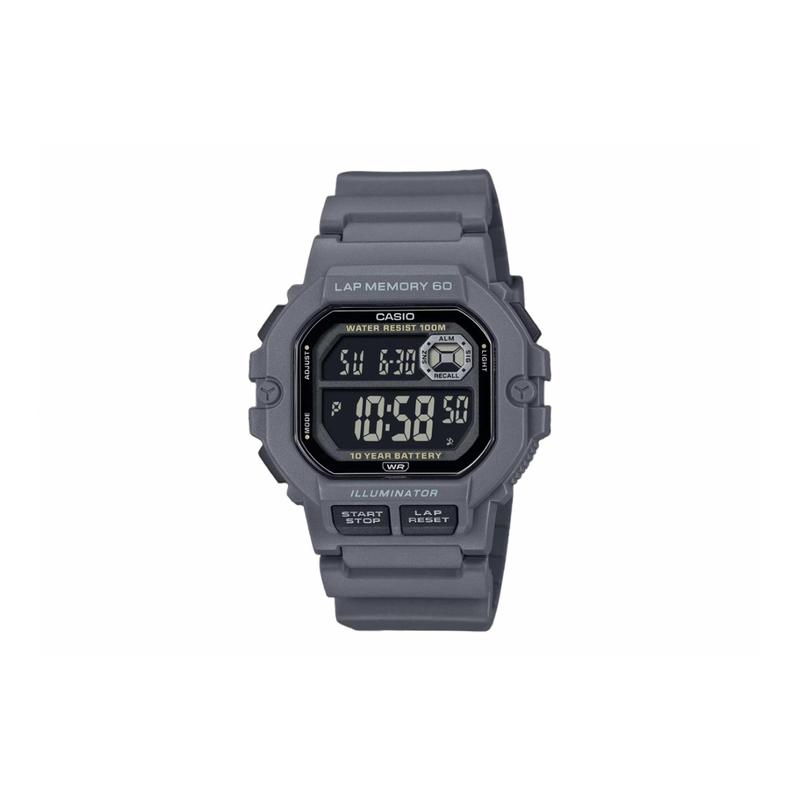 CASIO Customized watch modified series yellow and black mirror waterproof 100 meters WS-1400H-8B modified-Lumen Forge HeiSeBiaoPanHeiZiShiSeBiaoJing