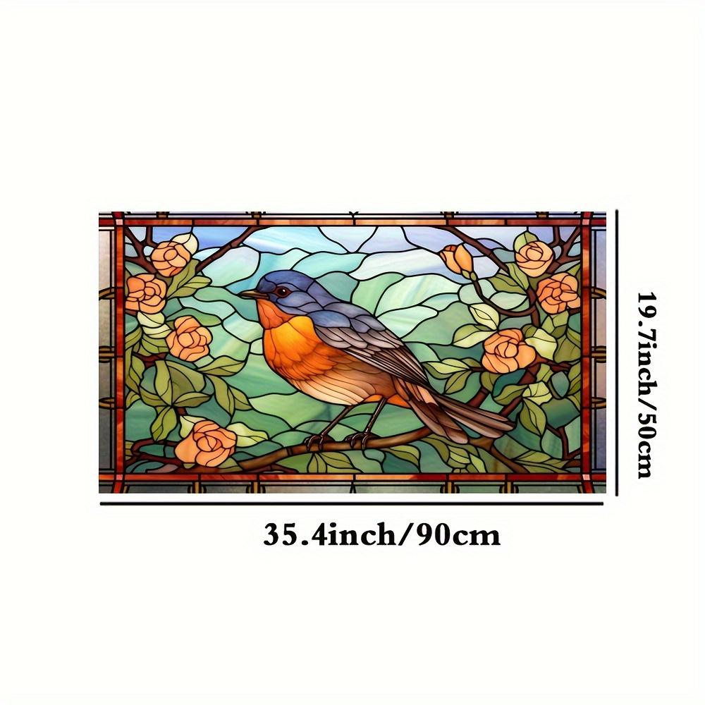 Birds Window Privacy Electrostatic Stickers Easy Applicatio Static Cling Privacy Film No Glue Required Glass Home Decoration