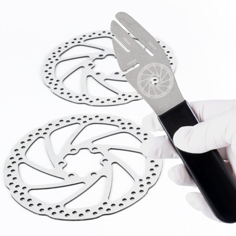 Precise Brake Pad Adjustment Device Cycling Disc Brake Corrections Wrenches for Easy Handling and Durability