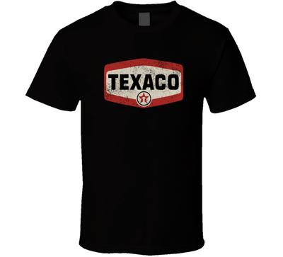 Texaco, T-Shirt, Benzin, Tankstelle, Automobil, Auto, Texas, Retro, Logo