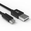 Câble Micro USB - PROSHOP - 1M - Nylon Noir - Compatible Android - Connecteur Micro USB