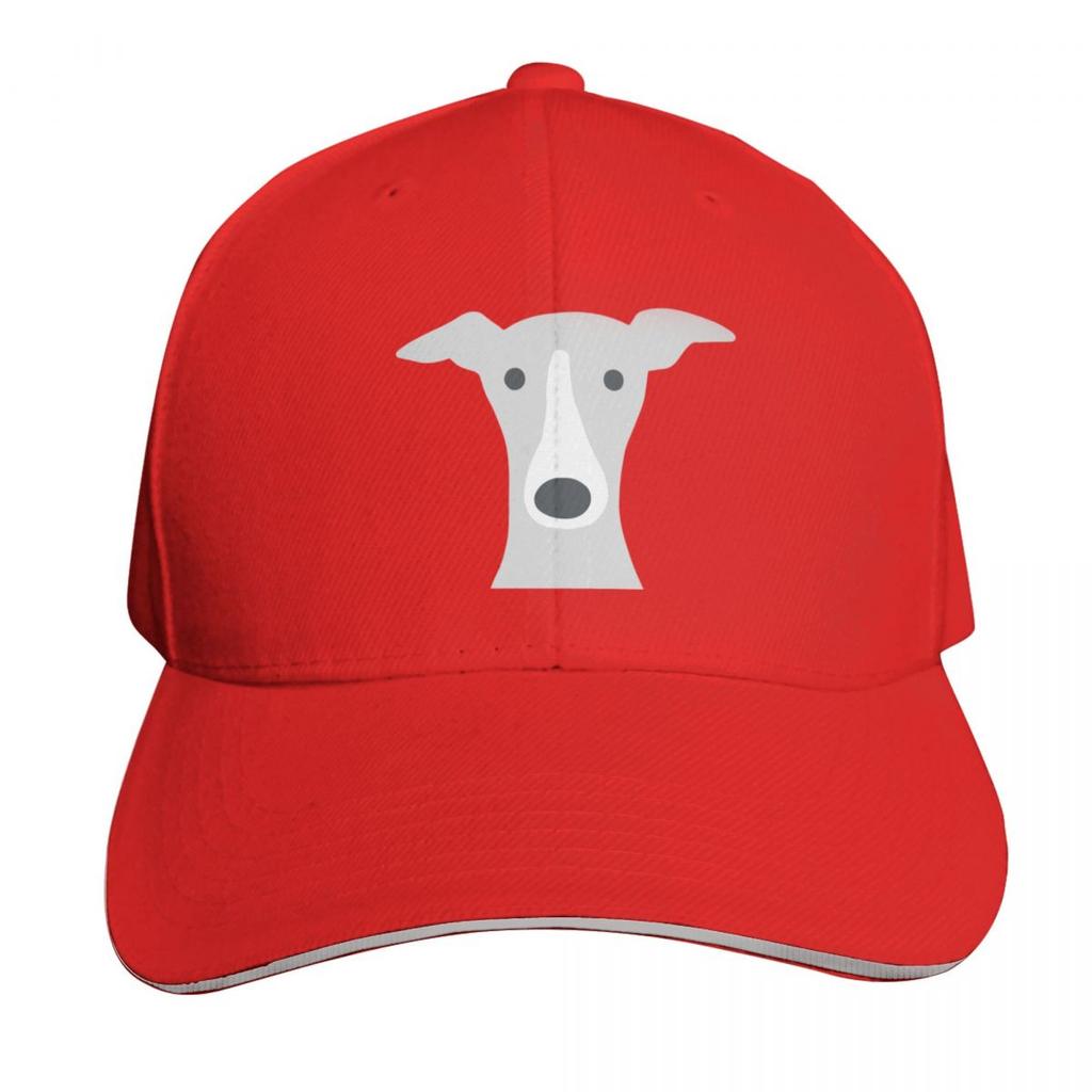 Greyhound Italian Greyhound Cute Whippet Dog Baseball Cap Golf Cap Luxury Unisex Hat funny hat golf hat genuine Unisex Caps Womens