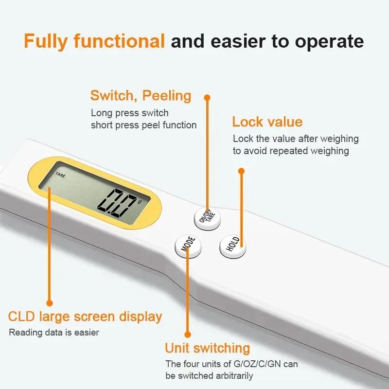 Scales Tool Gadgets Inspection Tools Milk Mini Kitchen Electronic LCD Digital 500g Dining Food Coffee Scale Flour Metering 0.1g