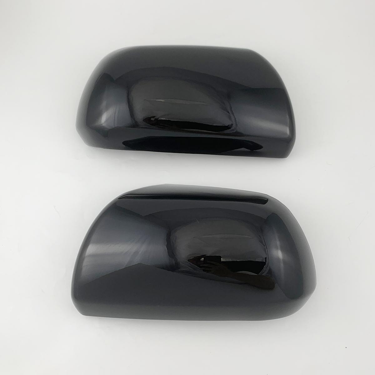 Gloss Black / Carbon Rearview Car Accessories Plated Door Mirror Cover Trim For Toyota Sienna 2011 2012 2013 2014 2015 - Gloss Black