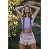 Women's Summer Floral Print Casual Sports Shorts