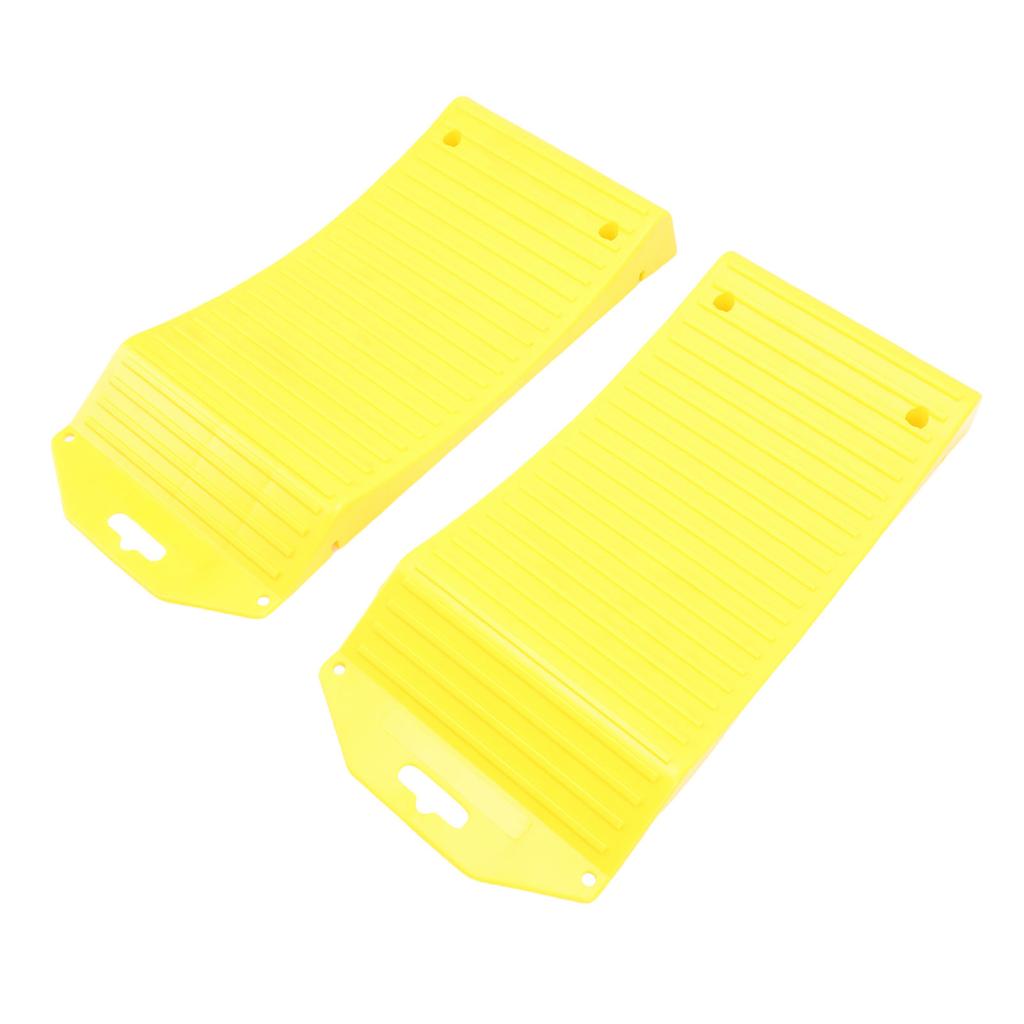 Tire Saver Ramp 1 Pair All Season Durability Wheels Tire Anti Slip Pad HDPE for Sports Cars SUVs Campers Trailers Trucks RVs