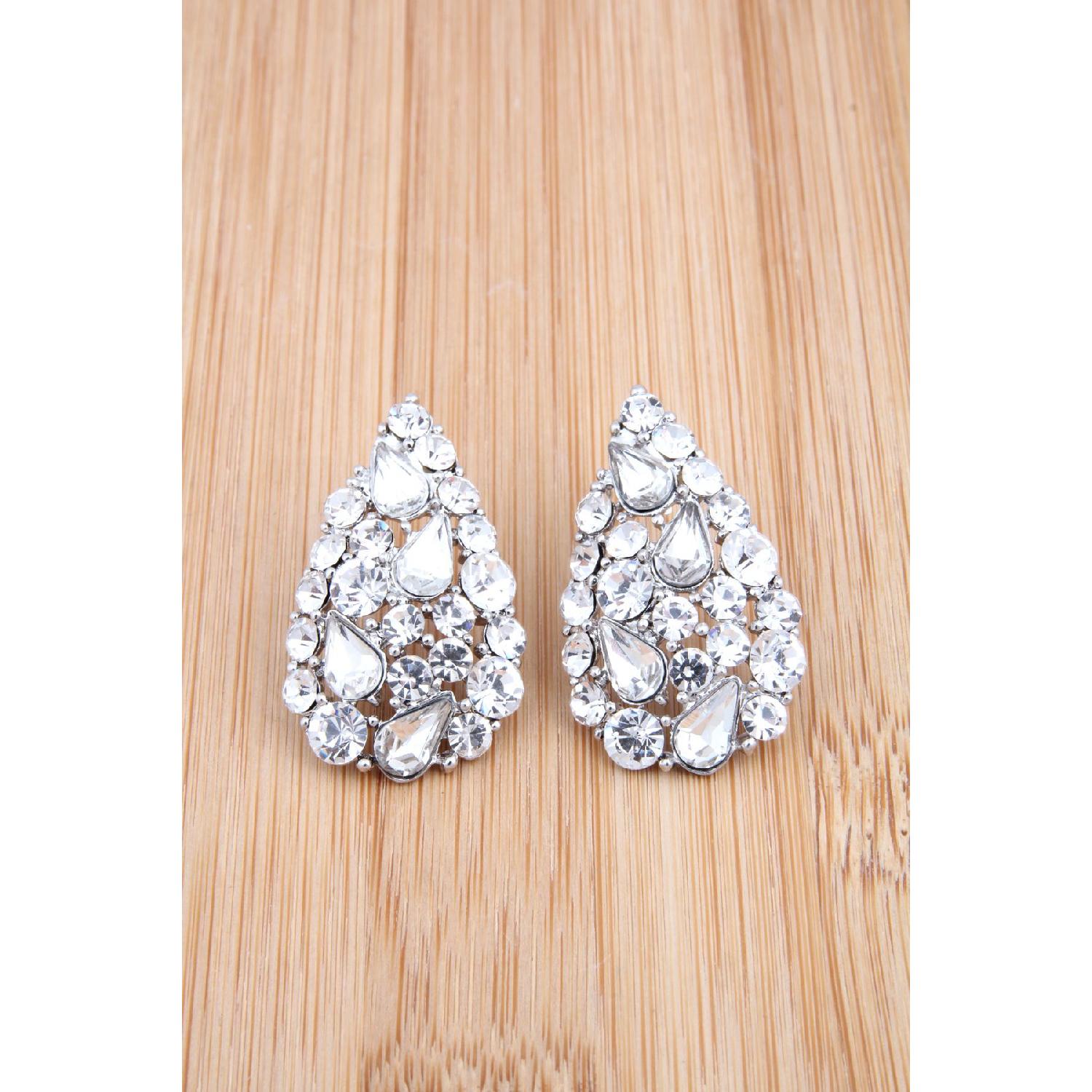 

Сережки Stone Big Drop срібний