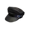 Artistic Leather Pu Beret Hat With Windproof And Warmth Features For Girls