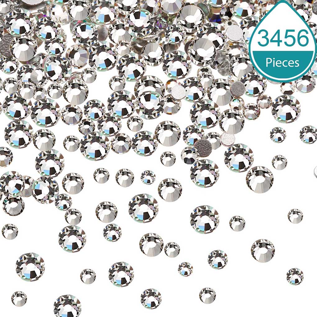 Crystal Bottoming Rhinestone Manicure Resin Glass Rhinestone DIY Nail Art