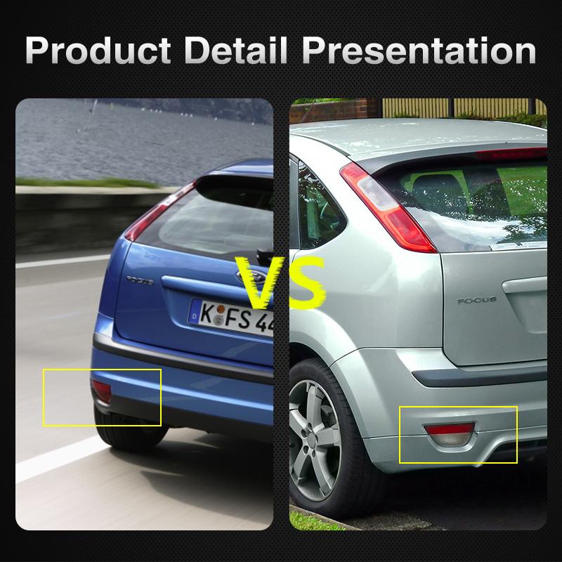 For Ford Focus MK2 2005~2008 5M51-15K273-AA 5M51-15500-AA Hatchback Car Rear Bumper Reflector Tail Light Brake Stop Signal Lamp