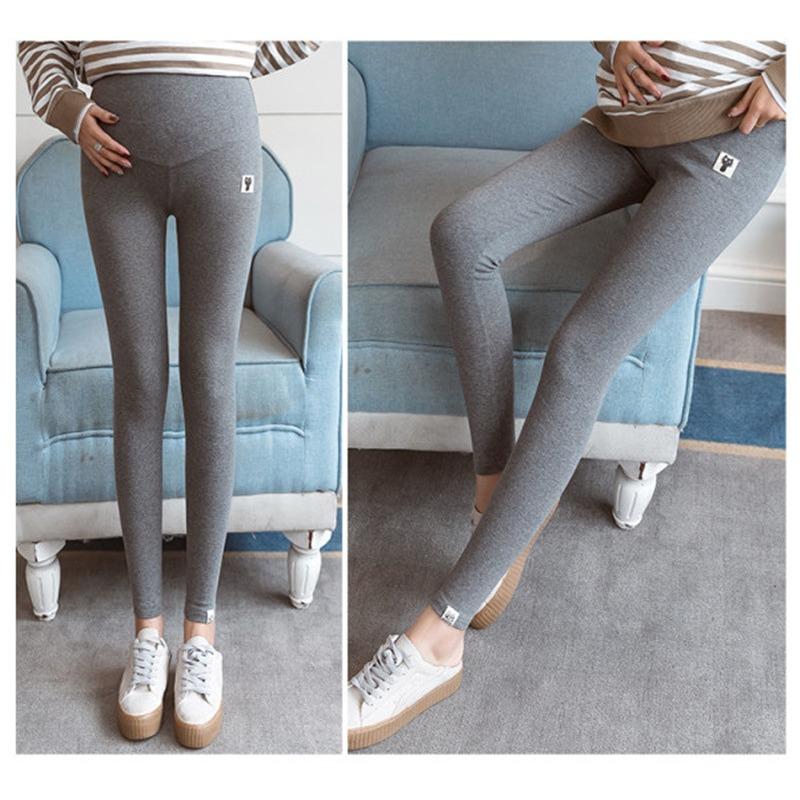 Maternity leggings summer thin seven-point pants loose large size pregnancy support shorts nine-point pants summer small women