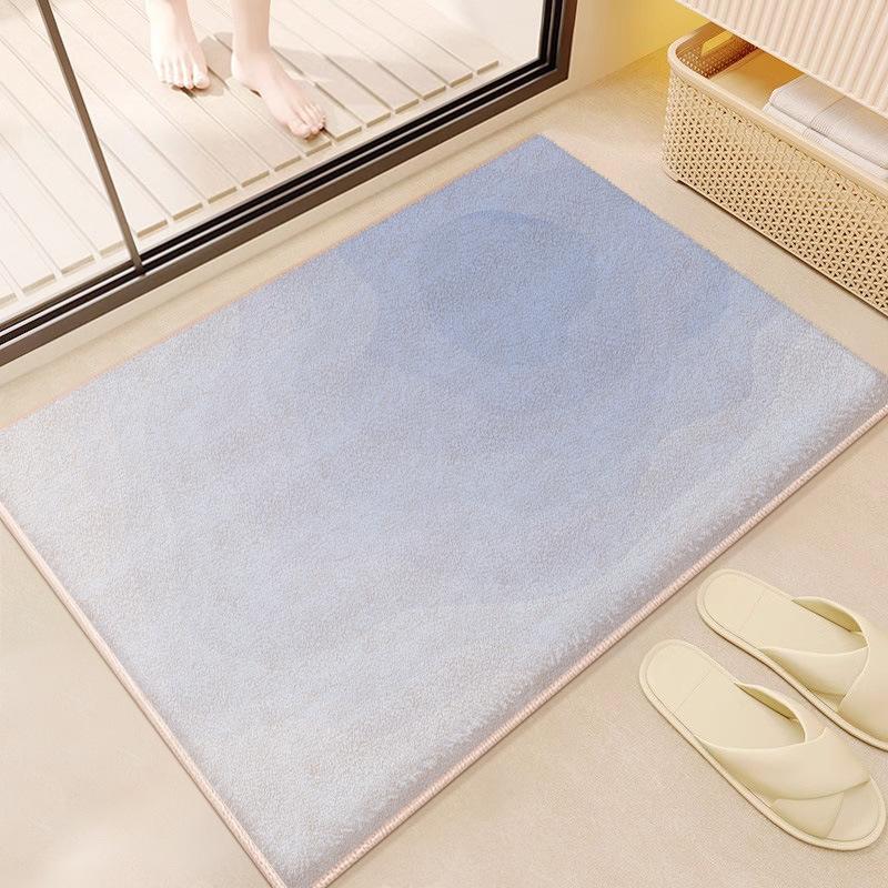 Bathroom Floor Mats Entrance Floor Mat Foldable Absorbent and Anti Slip Mats