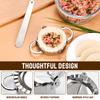 Stainless Steel Dumpling Maker Set with Dough Cutters Stuffing Scoops 3/3.4/3.8'' Dumpling Press Ravioli Shaper Empanada Moulder