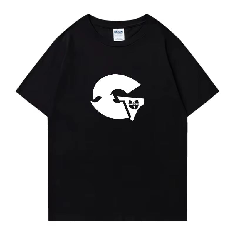 2026 Zomer Hete Verkoop Hete Verkoop GZA Logo Grafisch T-shirt Mannen Vrouwen Bedrukt Casual Buiten Katoenen T-shirt Katoen Gotisch Rond T-shirt