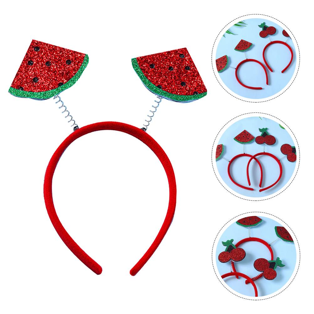 

Fruit Headband Halloween Headpiece Luau Watermelon for Women Baby Girl Hair Clips Gift