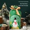 Christmas Gift Bag for Candy and Cookies - Kids' Drawstring Ribbon Bag