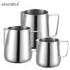 350/600/900ml Milchaufschäumkännchen mit Skala Edelstahl Kaffeetasse Krug Latte Espresso Dampfen Cappuccino Tasse