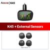 Yangood TPMS Car Tire Pressure Monitoring System 4 Tire Sensors Security Alarm Cigarette Lighter Plug Auto Parts