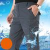 Outdoor Work Pants Men Winter Casual Cargo Trousers Waterproof Fleece Lined Pant Elastic Hiking Traveling Workwear