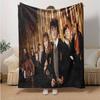 Harry Potter Hogwarts School Uniform Robe Cosplay Costume Halloween Party Fancy DressPrint Blanket, Soft Blanket For Sofa Office Bed And Tra