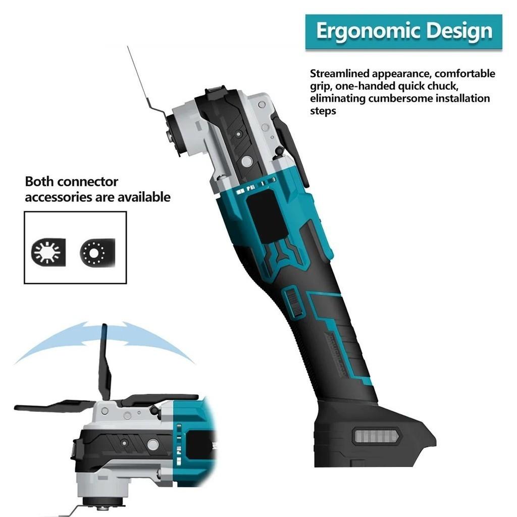 Brushless Electric Oscillating Variable Speed Trimmer Saw Renovation Power Machine Multi-function Tool