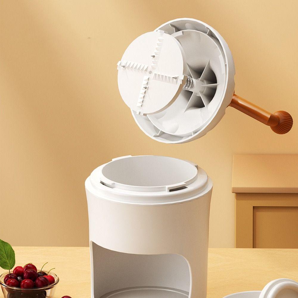 With Tray Shaved Ice Machine Non-electric Ice Snow Shaver Hand Ice Crushers Machine  Household