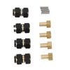 4PCS RC Hex Hub 10mm Brass Wheels Hex Hub Extension Hex Drive Adapter for Traxxas Trx4m 118 RC