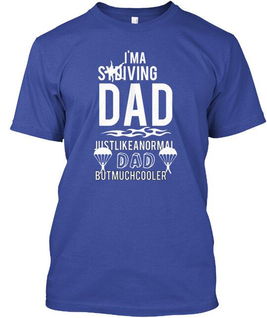 Skydiving Dad T-Shirt Made in the USA Size S to 5XL Unisex T-Shirt