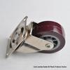 Lightweight Red Polyurethane Wheel Furniture Casters - Universal Light Duty Casters