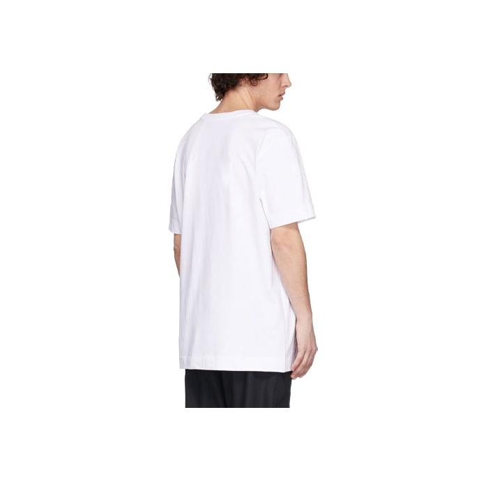 Moncler X 1017 Alyx 9Sm Collaboration Printed Short Sleeve T-Shirt Men Tops White E209Y8000650829FU001
