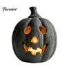 Glow in the Dark Pompoen voor Kinderen Halloween Kaarsenhouder, Hars Lantaarn Theelicht Houder met Attente Geschenken Uitgesneden Gezicht Herfst Boerderij Tafel Schoorsteenmantel