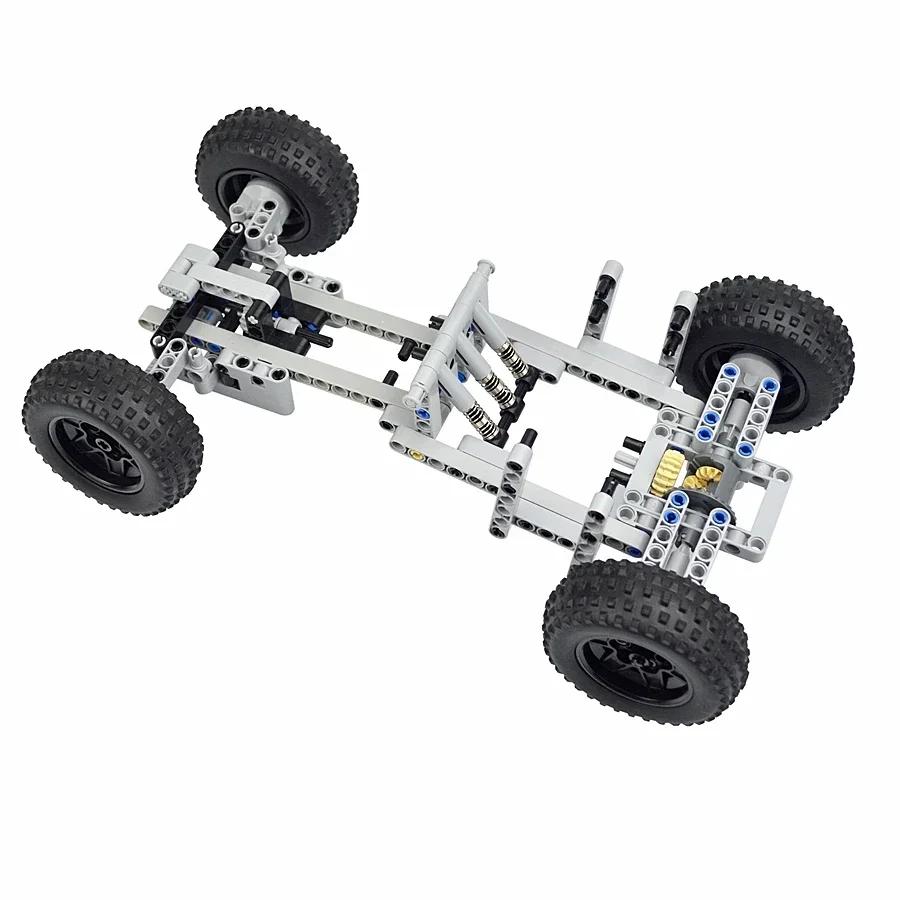 Großhandels-Technische Teile Stift Hubarm Steine Noppenlose Balken Achse Stecker Verbinder Platte Zahnrad 9686 Bausteine Kompatibel Leduo Spielzeug