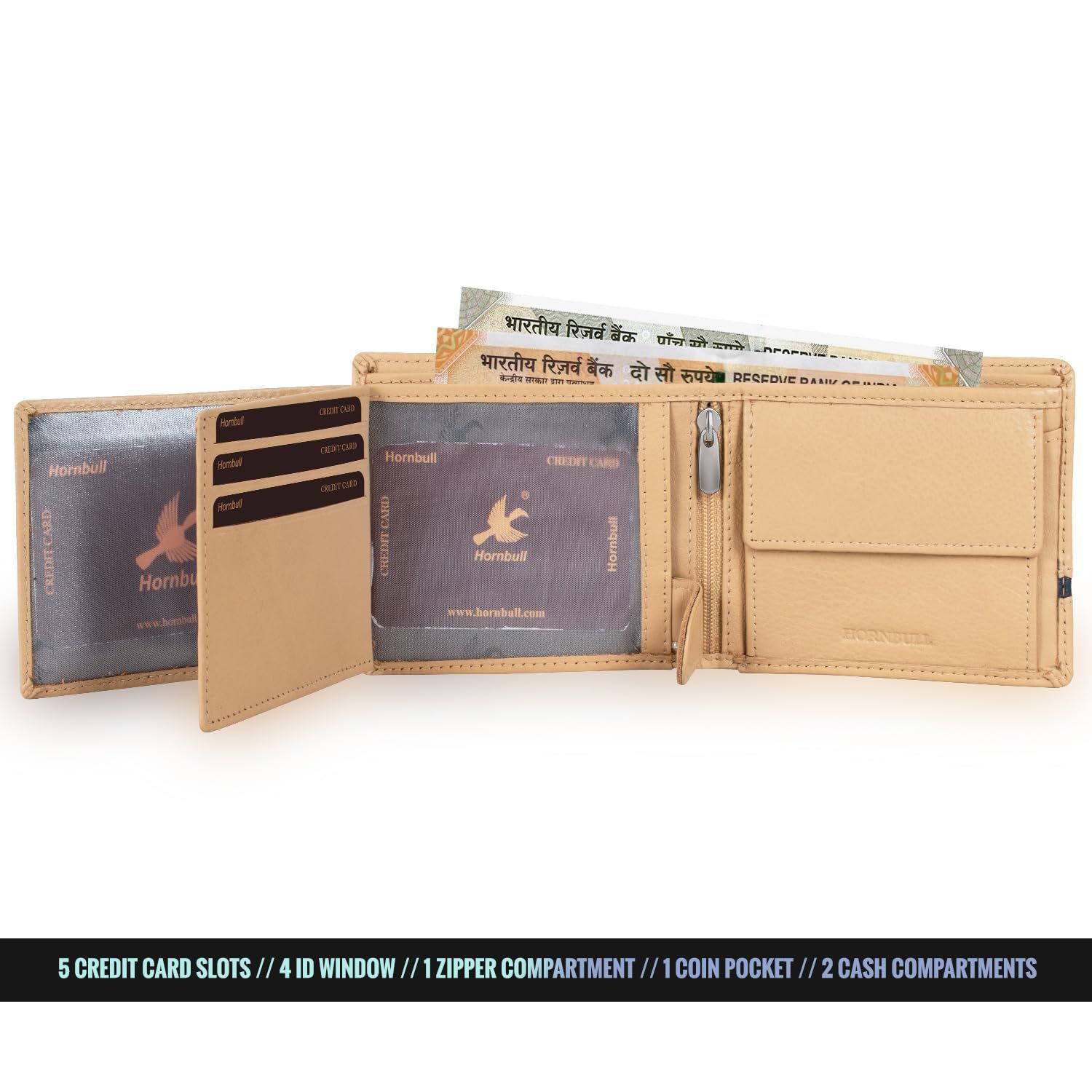 Denial Кожаный кошелек для мужчин | Кошельки мужские с блокировкой Rfid | Мужской кошелек — фото 3