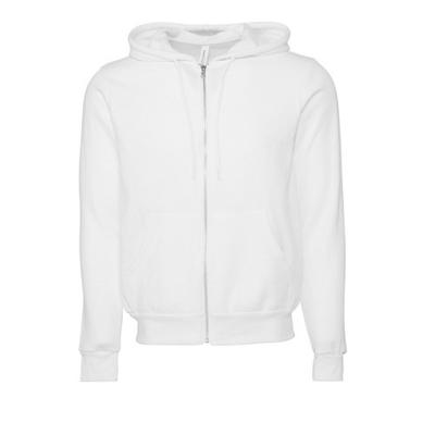 Bella + Canvas Unisex Adult Polycotton Fleece Slim Full Zip Hoodie