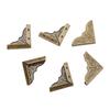 100Pcs Book Corner Protectors Vintage Appearance Premium Metal High Hardness Wide Application Metal