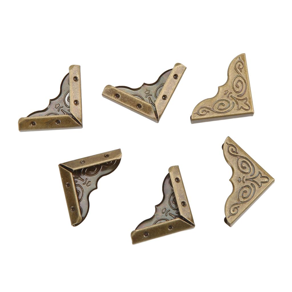 100Pcs Book Corner Protectors Vintage Appearance Premium Metal High Hardness Wide Application Metal
