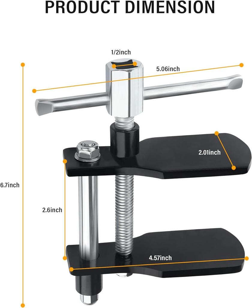 Car Disc Brake Pad Spreader Auto Brake Pad Caliper Spreader Separator Car Replacement Piston Caliper Hand Tools Brake Tools Set