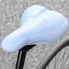 Bike Seat Pad Cover for Regular Use, Cushioned Saddles Layer with Center Channel, Grip Texture, and PU Shell for Daily Use