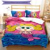 3pcs Distroller Alushhhe Green pattern bedding set duvet cover set includes duvet cover &pillowcases, perfect all season bedroom decoration & gift