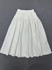 Johnature Japanese Pressed Drawstring Skirts Spring Summer Casual Versatile All Match Women Skirts