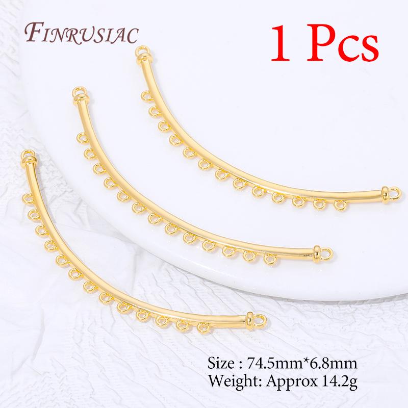 18K Gold Platinierte Mehrreihige Verbinder Für Schmuckherstellung, DIY Armbänder&Halsketten Verbinder Zubehör, Ohrring Komponenten